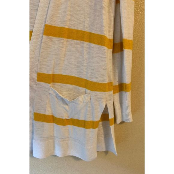 White and yellow open Cardigan - Picture 1 of 3